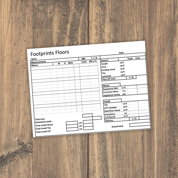 Jobsite Form Pads - Image 2