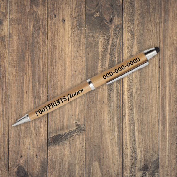 Twist Action Bamboo Stylus Pen